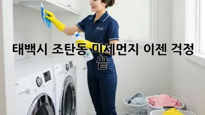 태백시 조탄동 미세먼지, 이젠 걱정 끝!